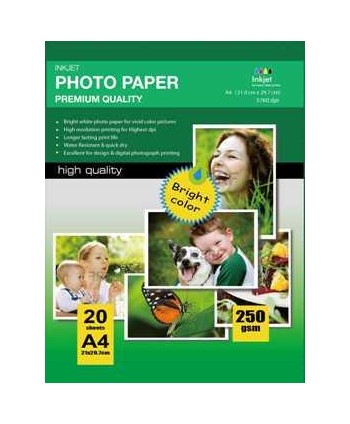 Matte Coated Inkjet Paper , 108g/m2  A4 100 Fogli