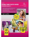 297X210MM A4 RC Glossy Inkjet Photo Paper 260g-20 Fogli 