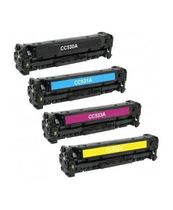 Negro toner universal HP CC530A/CE410X/CF380A/X-3.5K