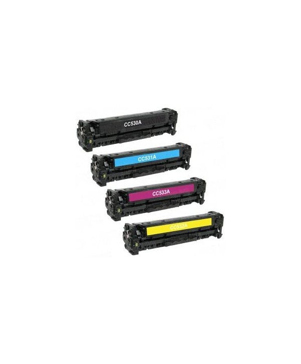 Negro toner universal HP CC530A/CE410X/CF380A/X-3.5K