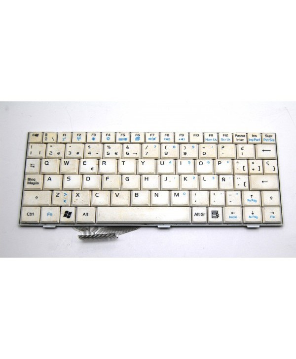 Teclado ASUS Eeepc 900, ESPAÑOL. Blanco