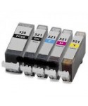 Negro 10ml con chip para Canon Ip3600/IP4600/MP540/MP620/630