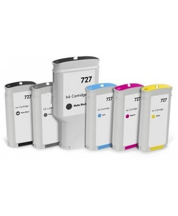 Negro Foto Compa Hp Designjet  T1500,T2500,T920-130Ml 727