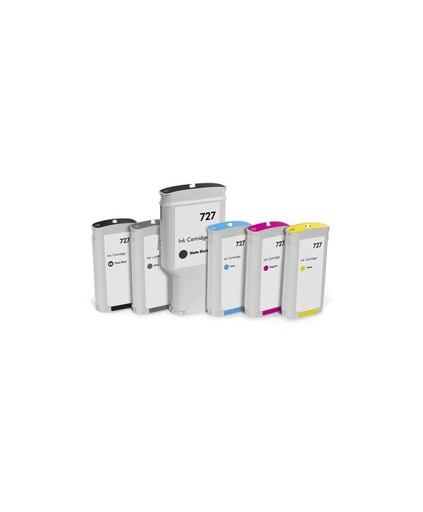 Negro Foto Compa Hp Designjet  T1500,T2500,T920-130Ml 727