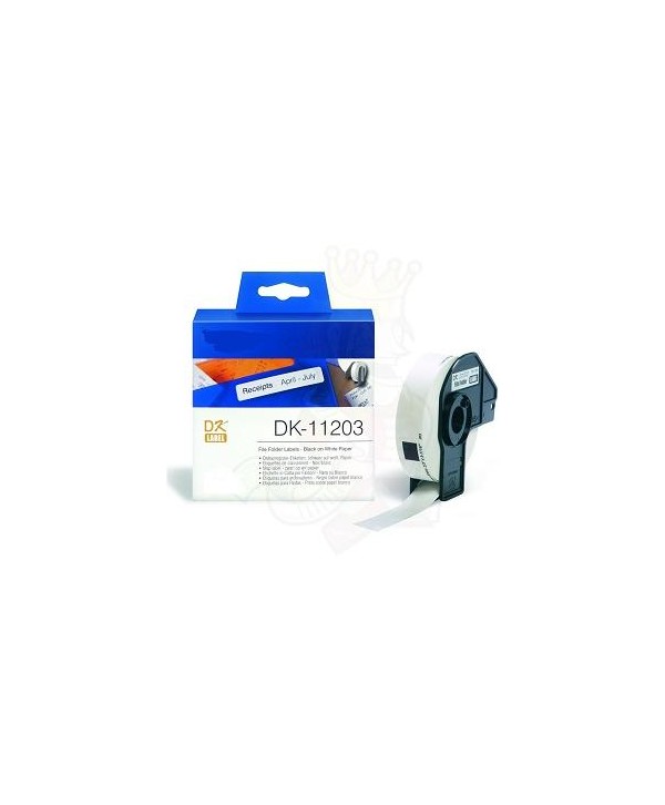 Blanco 17mmX87mm 300psc paraBrother P-Touch QL1000 1050 1060