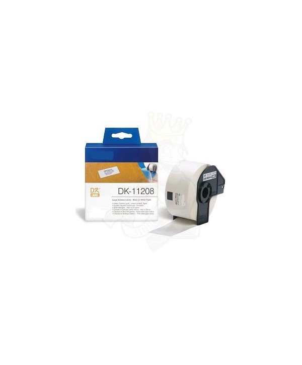 Blanco 38mmX90mm 400psc paraBrother P-Touch QL1000 1050 1060