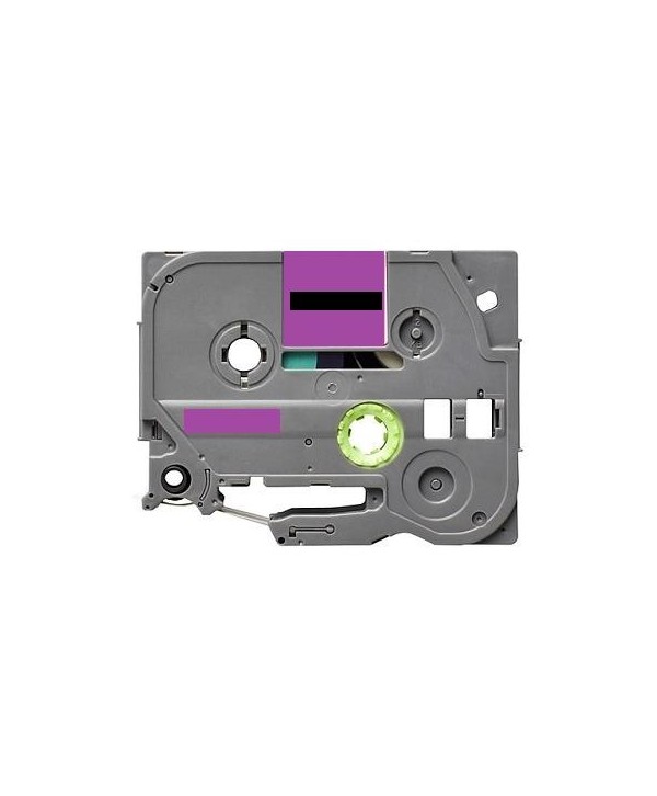 Label color Black-Pastel Purple 12mmX5m for Brother P-Touch